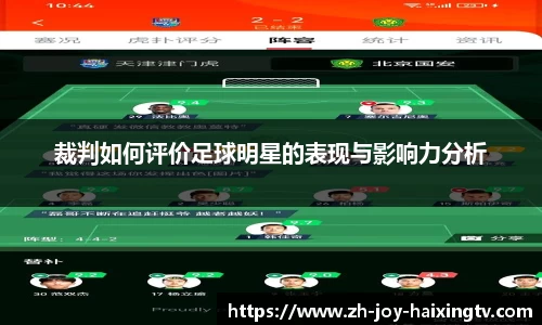 裁判如何评价足球明星的表现与影响力分析